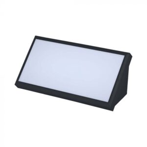 20W LED sieninis lauko šviestuvas, juodas, 6400K