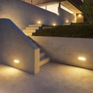 20W LED sieninis lauko šviestuvas, baltas, 6400K