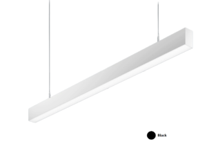 14,4W pakabinamas linijinis šviestuvas X-LINE SLIM L-DOWN LED, juodas, 4000K, IP40