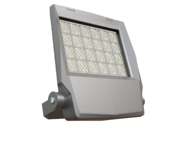 100W LED prožektorius NUMANCIA S, tamsiai pilkas, 4000K, IP66
