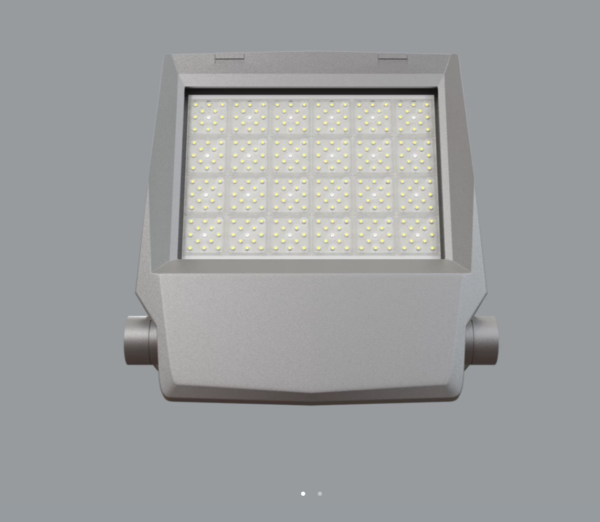 100W LED prožektorius NUMANCIA S, tamsiai pilkas, 4000K, IP66 - Image 2
