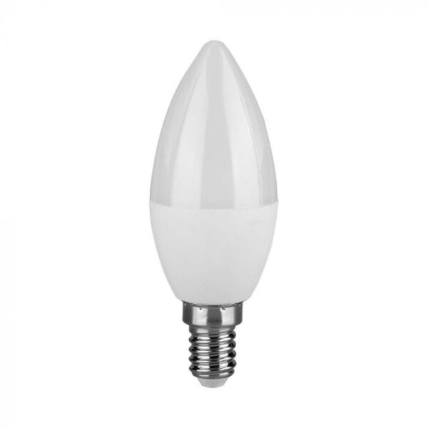 3,7W LED lemputė, E14, žvakės formos, 6500K, SAMSUNG LED chip