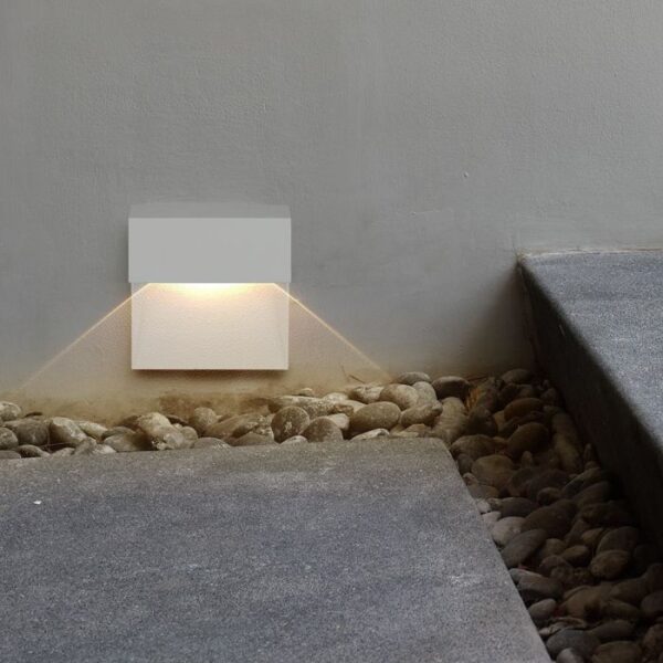 3W LED sieninis šviestuvas, baltas, 4000K, IP65 - Image 2