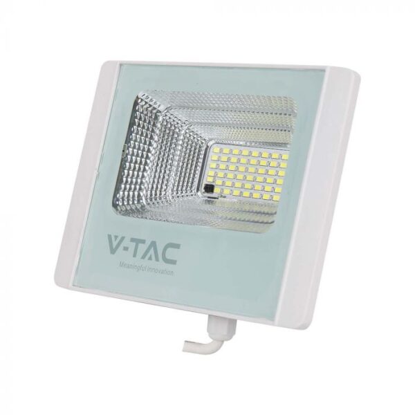 16W LED prožektorius su saulės baterija, baltas, 6400K - Image 4
