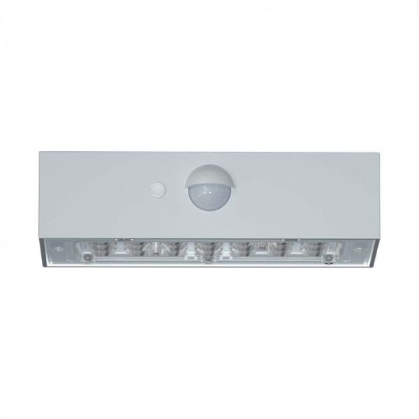 3W LED paviršinis šviestuvas su saulės baterija ir judesio davikliu, baltas, 3000/4000K - Image 9