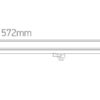 30W LED linijinis šviestuvas į 3 fazių bėgelį, juodas, 3000/3500/4000K - Image 2