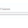 40W LED linijinis šviestuvas į 3 fazių bėgelį, baltas, 3000/3500/4000K