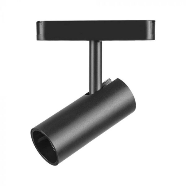 11W LED akcentinis šviestuvas į magnetinius bėgelius, juodas, 4000K