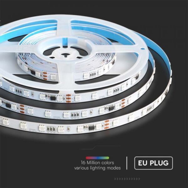 13W/m LED juosta MAGIC, RGB, 24V, 5m, rinkinys - Image 4