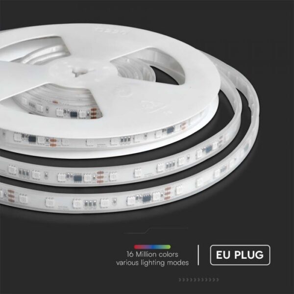 13W/m LED juosta MAGIC, RGB, 24V, IP65, 5m, rinkinys - Image 5
