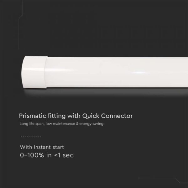 10W LED linijinis šviestuvas, 30cm, baltas, 6500K - Image 3