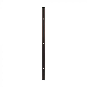 Magnetinių sistemų paviršinis bėgelis ULTRA THIN, juodas, 1m