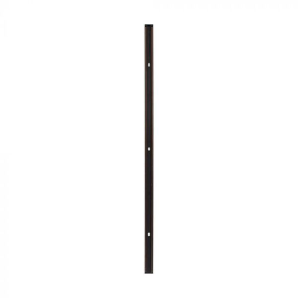 Magnetinių sistemų paviršinis bėgelis ULTRA THIN, juodas, 1m
