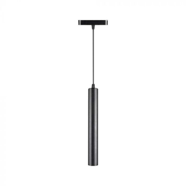 15W LED pakabinamas šviestuvas į magnetinius bėgelius, juodas, 3000K