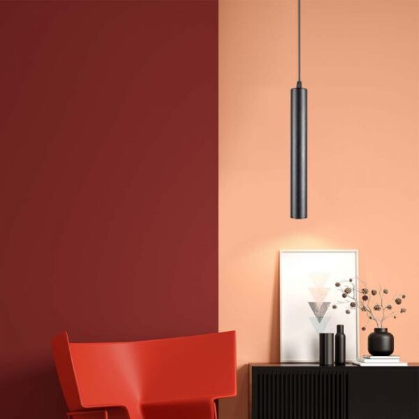 15W LED pakabinamas šviestuvas į magnetinius bėgelius, juodas, 3000K - Image 2