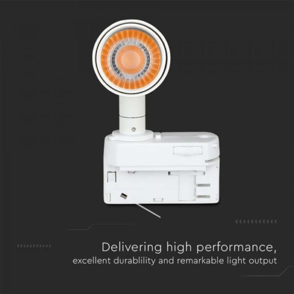 7W LED šviestuvas į 3 fazių bėgelius, baltas, 4000K, SAMSUNG LED chip - Image 4