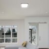 24W LED paviršinis šviestuvas, kvadratinis, juodu korpusu, 6500K, IP44 - Image 2