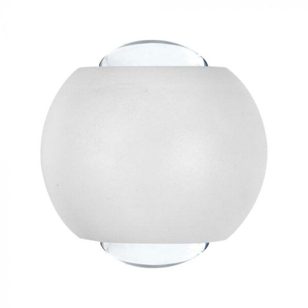 2W LED sieninis šviestuvas, baltas, 4000K, IP54