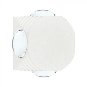 4W LED sieninis šviestuvas, baltas, 3000K, IP54