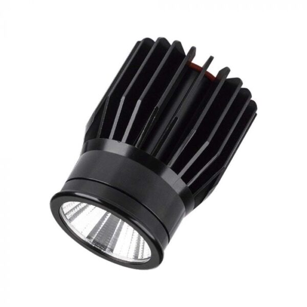 18W LED modulis/įleidžiamas šviestuvas, juodas, 6400K
