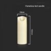LED stalo šviestuvas - žvakė, 53x150mm, 2700K, su baterija - Image 4
