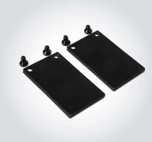 Magnetinių sistemų bėgelio MIDI užbaigimai, juodos sp., 42022B/B