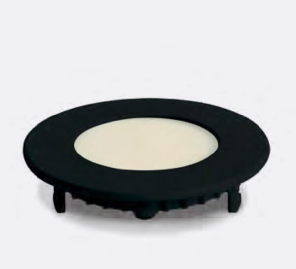 3W LED įleidžiama panelė, juoda, 3000/4000/5700K - Image 2