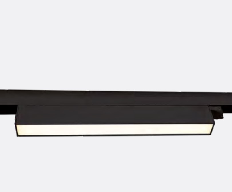 36W LED linijinis bėgelio šviestuvas, juodas, 3000/4200/6500K, 65028BT/B/V