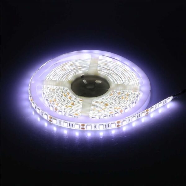 7W/m LED juosta, 60 LED/m, 12V, RGB, IP65, 5m ritė - Image 3