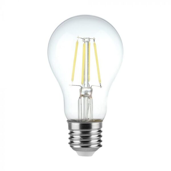 4W LED filamentinė lemputė, A60, E27, 6500K