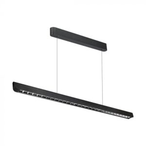36W LED pakabinamas linijinis šviestuvas, juodas, 3000/4000/6400K