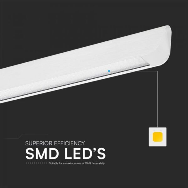 36W LED pakabinamas linijinis šviestuvas, baltas, 3000/4000/6400K - Image 4