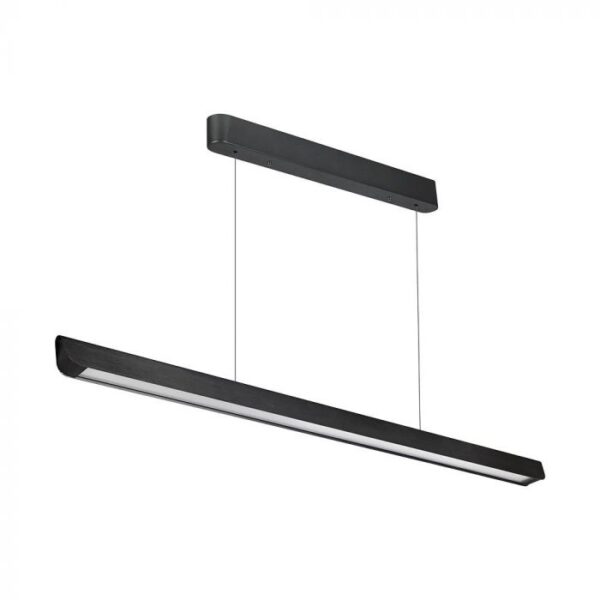 36W LED pakabinamas linijinis šviestuvas, juodas, 3000/4000/6400K