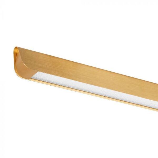 36W LED pakabinamas linijinis šviestuvas, aukso sp., 3000/4000/6400K - Image 6