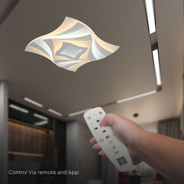75W LED paviršinis šviestuvas, baltas, 3000-6500K, dimeriuojamas - Image 5