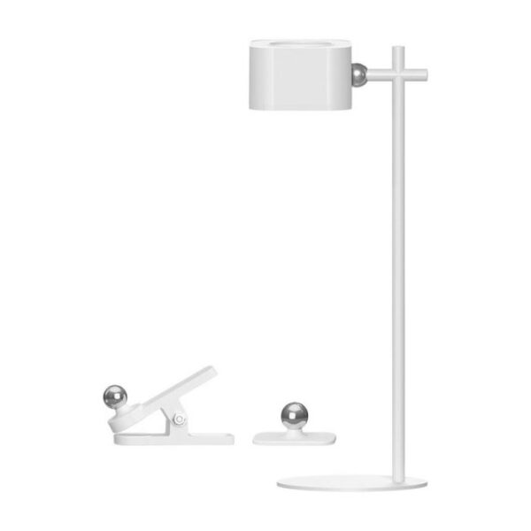 3W LED įkraunamas stalo šviestuvas, baltas, 3000-6000K, dimeriuojamas