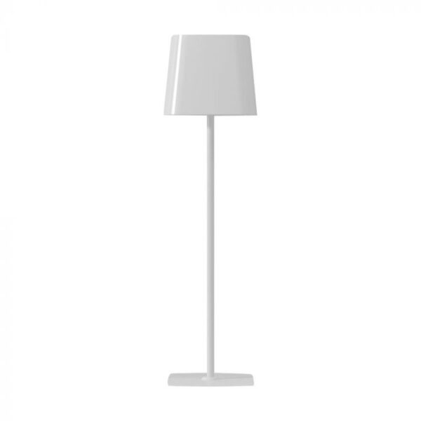 5W LED įkraunamas stalo šviestuvas su saulės baterija, baltas, 3000-6000K, dimeriuojamas, IP65