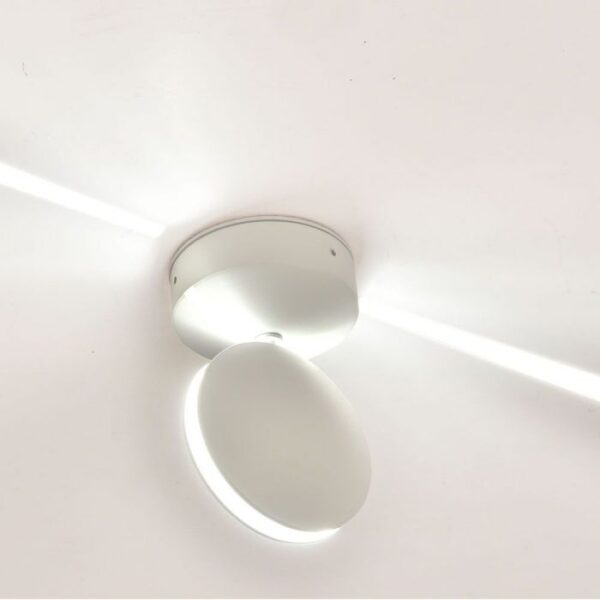 6W LED paviršinis fasado šviestuvas, baltas, 3000K, IP65 - Image 2