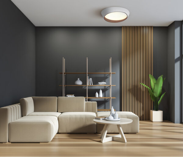 65W LED paviršinis šviestuvas LUCANO, baltos/rožinės sp., 3000K - Image 2