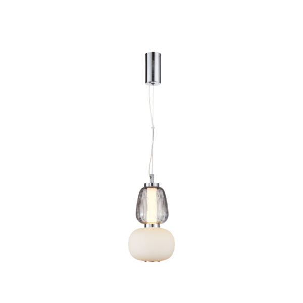 18W LED pakabinamas šviestuvas ERIS, chromo sp., 3000K