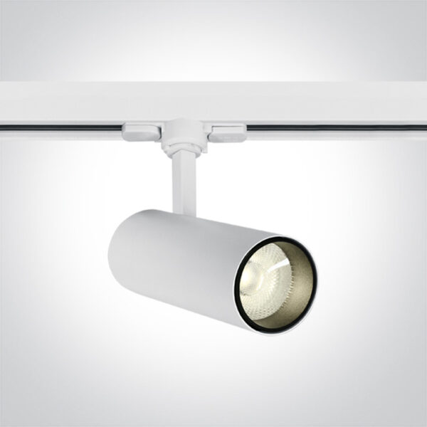 10W LED šviestuvas į bėgelius, baltas, 3000K - Image 2