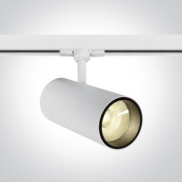 30W LED šviestuvas į bėgelius, baltas, 3000K - Image 2