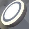 12W+3W LED paviršinė panelė V-TAC, apvali (3000K) šiltai balta - Image 2