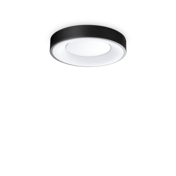 17W LED paviršinis šviestuvas PLANET, juodas, 3000K