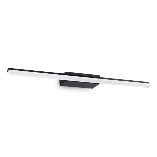17W LED veidrodžio šviestuvas RIFLESSO, juodas, 3000K, IP44