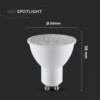 5W LED lemputė V-TAC, GU10, 3000K - Image 2