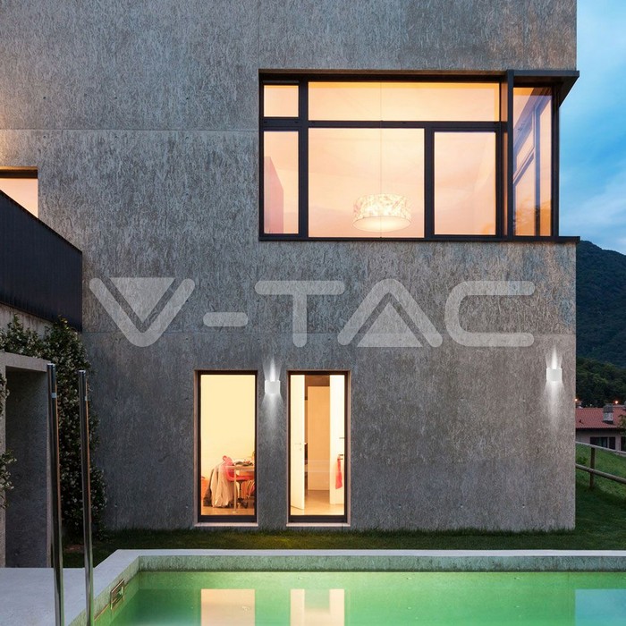 5W sieninis lauko šviestuvas, baltas, 4000K, IP65 - Image 5