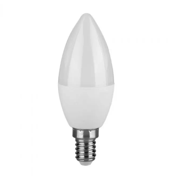 3,7W LED lemputė E14, žvakės formos, 4000K