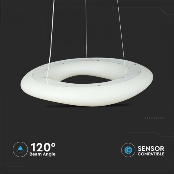 36W LED pakabinamas šviestuvas, baltas, keičiantis spalvas - Image 2