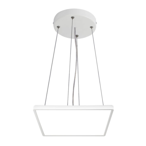18W LED pakabinamas šviestuvas BASTIA, baltas, 2800/4000/6000K